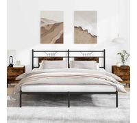 Bed Frame without Mattress Engineered Wood Bed Base Single Bed vidaXL