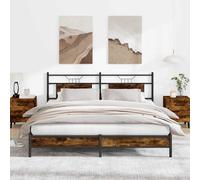 Bed Frame without Mattress Engineered Wood Bed Base Single Bed vidaXL