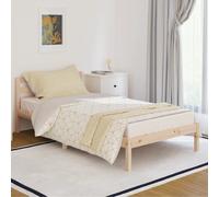vidaXL Bed Frame without Mattress Solid Wood Pine 100x200cm