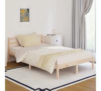 vidaXL Bed Frame without Mattress Solid Wood Pine 120x200cm