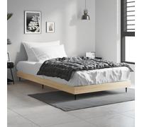 (sonoma oak, 100 x 200 cm) vidaXL Bed Frame Bedroom Platform Bed Frame Bedstead Bed Base Engineered Wood
