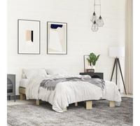 vidaXL Bed Frame without Mattress Sonoma Oak 120x190 cm Small Double