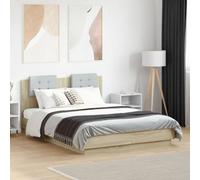 Vidaxl Bed Frame Without Mattress Sonoma Oak 120X190 Cm Small Double