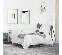 vidaXL Bed Frame without Mattress Sonoma Oak 120x200 cm