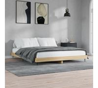 (sonoma oak, 120 x 200 cm) vidaXL Bed Frame Bedroom Platform Bed Frame Bedstead Bed Base Engineered Wood