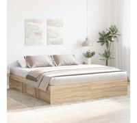 Bed Frame Bedroom Mattress Foundation Guest Room Bedstead Bed Base vidaXL