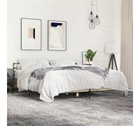 vidaXL Bed Frame without Mattress Sonoma Oak 200x200 cm