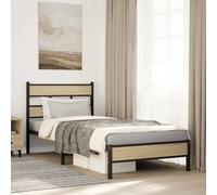 Metal Bed Frame without Mattress Bed Base Bedstead Entertainment Centre vidaXL