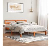 Bed Frame Bedroom Bedstead Bed Base Mattress Foundation Solid Wood Pine vidaXL