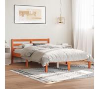 (150 x 200 cm) vidaXL Bed Frame Bedroom Bedstead Bed Base Mattress Foundation Solid Wood Pine