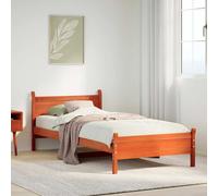 Bed Frame without Mattress Bedroom Bed Base Bedstead Solid Wood Pine vidaXL