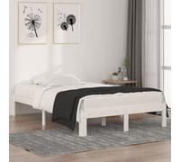 Vidaxl Bed Frame Without Mattress White 120X190Cm Small Double