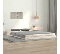 Bed Frame Bedroom Bedstead Bed Base Mattress Foundation Solid Wood Pine vidaXL