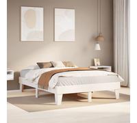 vidaXL Bed Frame without Mattress White 160x200 cm Solid Wood Pine