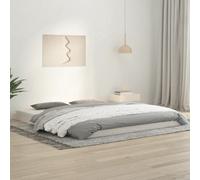 Vidaxl Bed Frame Without Mattress White 180X200 Cm Super King Solid Wood Pine