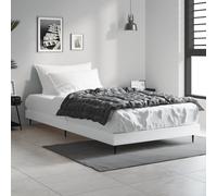 vidaXL Bed Frame without Mattress White 90x200 cm Engineered Wood