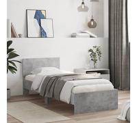 Bed Frame with Headboard Bedroom Bed Base Mattress Foundation Bedstead vidaXL