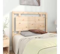 Vidaxl Bed Headboard 105.5X4X100 Cm Solid Pine Wood, Brown