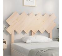 Vidaxl Bed Headboard 122.5X3X80.5 Cm Solid Wood Pine, Brown