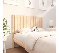 (brown, 125.5 x 4 x 100 cm) vidaXL Bed Headboard Home Bedroom Decorative Bed Header Panel Solid Wood Pine