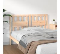 vidaXL Bed Headboard 125.5x4x100 cm Solid Wood Pine (818560), Brown