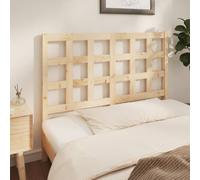 vidaXL Bed Headboard 140.5x4x100 cm Solid Wood Pine (817885), Brown