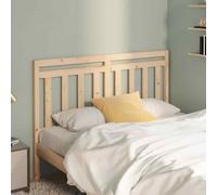 vidaXL Bed Headboard 140x4x100 cm Solid Wood Pine NEW
