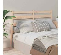 vidaXL Bed Headboard 146x4x100 cm Solid Wood Pine 08 UK HOT