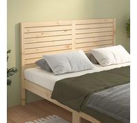 vidaXL Bed Headboard 146x4x100 cm Solid Wood Pine (819020), Brown