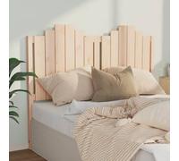 vidaXL Bed Headboard 146x4x110 cm Solid Wood Pine (818470), Brown