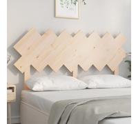 vidaXL Bed Headboard 151.5x3x81 cm Solid Wood Pine
