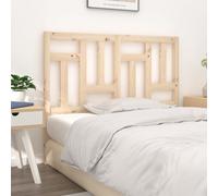 Headboard Solid Pine Brown 140.5x8.5x100 cm Rustic 135cm Bed Easy Assembling