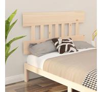 Vidaxl Bed Headboard 203.5X3X81 Cm Solid Wood Pine, Brown