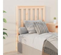 vidaXL Bed Headboard 81x6x101 cm Solid Wood Pine