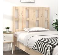 vidaXL Bed Headboard 95.5x4x100 cm Solid Wood Pine (817970), Brown