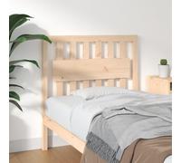 vidaXL Bed Headboard 95.5x4x100 cm Solid Wood Pine, Brown