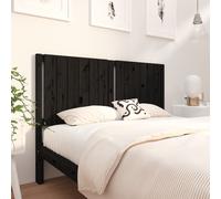 (black, 145.5 x 4 x 100 cm) vidaXL Solid Wood Pine Bed Headboard Home Wooden Bedstead Multi Colours/Sizes