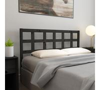 (black, 165.5 x 4 x 100 cm) vidaXL Bed Headboard Home Bedroom Decorative Bed Header Panel Solid Wood Pine