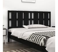(black, 165.5 x 4 x 100 cm) vidaXL Bed Headboard Home Bedroom Decorative Bed Header Panel Solid Wood Pine