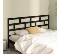 (black, 186 x 4 x 100 cm) vidaXL Bed Headboard Bedroom Bed Header Decorative Headboard Solid Wood Pine