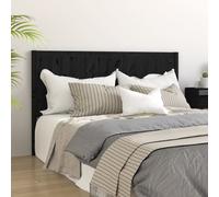 (black, 205.5 x 4 x 100 cm) vidaXL Bed Headboard Home Bedroom Decorative Bed Header Panel Solid Wood Pine