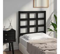 (black, 80.5 x 4 x 100 cm) vidaXL Bed Headboard Home Bedroom Decorative Bed Header Panel Solid Wood Pine
