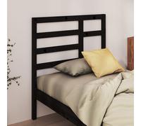 (black, 81 x 4 x 104 cm) vidaXL Bed Headboard Home Bedroom Decorative Bed Header Panel Solid Wood Pine