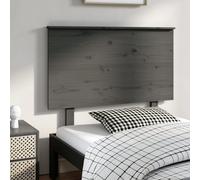 vidaXL Bed Headboard Grey 104x6x82.5 cm Solid Wood Pine