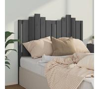 (grey, 126 x 4 x 110 cm) vidaXL Solid Wood Pine Bed Headboard Wooden Bed Header Multi Colours/Sizes