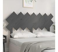 (grey, 141 x 3 x 80.5 cm) vidaXL Bed Headboard Home Bedroom Decorative Bed Header Panel Solid Wood Pine