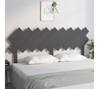 Vidaxl Bed Headboard Grey 178X3X80.5 Cm Solid Wood Pine