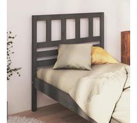 (grey, 96 x 4 x 100 cm) vidaXL Bed Headboard Bedroom Bed Header Decorative Headboard Solid Wood Pine