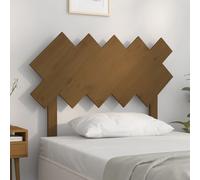 Vidaxl Bed Headboard Honey Brown 104X3X80.5 Cm Solid Wood Pine, Brown