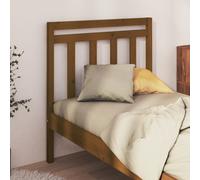 vidaXL Bed Headboard Honey Brown 106x4x100 cm Solid Wood Pine